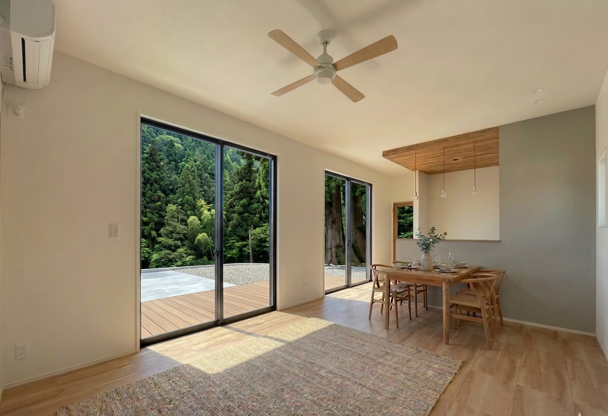 景色を「独占」するための特別な配置